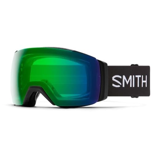 SMITH OPTICS I/O MAG XL Ski- Snowboardbrille BLACK 22 - ChromaPOP Green Mirror Everyday NEU