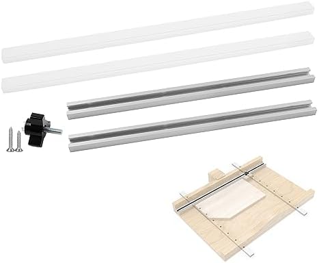 SDSNTE DIY Crosscut Table Saw Sled Kit with Guide Booklet, 1 Pack
