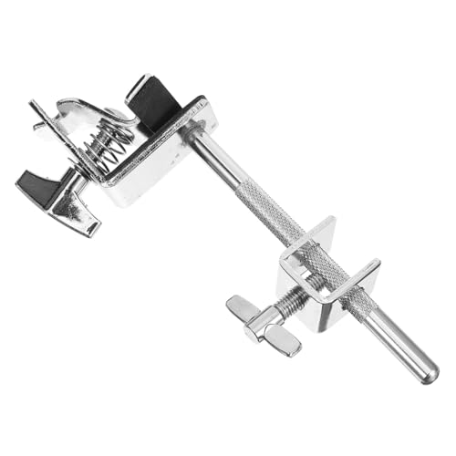 ERINGOGO Cow Bell Mount Arm Metal Cowbell Clamp for Drum Set Mounting Rod Clamp Rack Set