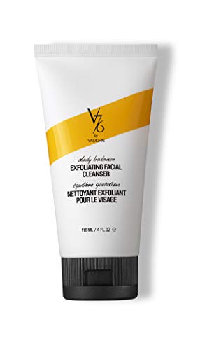 V76 by Vaughn Daily Balance Exfoliating Facial Cleanser Formula for Men, 4 oz