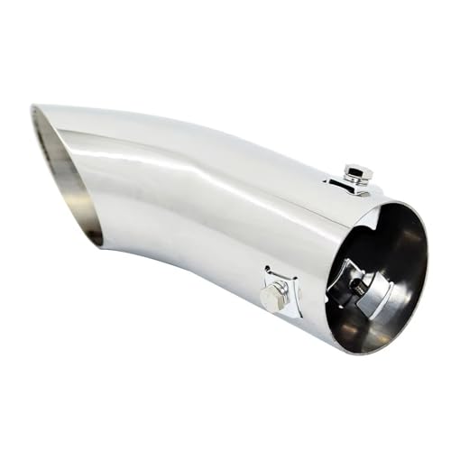 Embout d'échappement arrière chromé 59 mm pour canule de silencieux voiture et SUV en inox