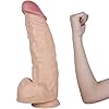 39cm Extra Dicker Dildo Realistischer Riesiger AnalDildo Weicher Dual-Density SilikonDildo HugeDildo Leistungsstarker Saugnapf XXL Großer Dildo Dicker G-Punkt Dildo Sexspielzeug Geeignet für Frauen #4