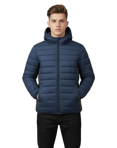 Image of FYLTR Mens Puffer Jacket|Contast Panel | Standard Length| Winter Jacket for Men | Jackets for Men Stylish | Jackets for Man | Perfect for Travel