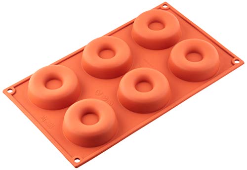 Silikomart 20.012.00.0060 SF 012 SAVARIN - SILICONE MOULD ø72 H 23 MM, Rot – Ansicht 2