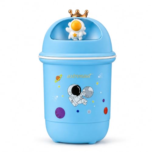 Image of Astronaut Kids Glass Mug with Lid - 350ml, Set of 1, Cute Space-Themed Drinking Cup, Reusable Drinking Mug, Heat Resistant Glass Coffee Mug for Milk, Juice, Water & Tea (Random Color)