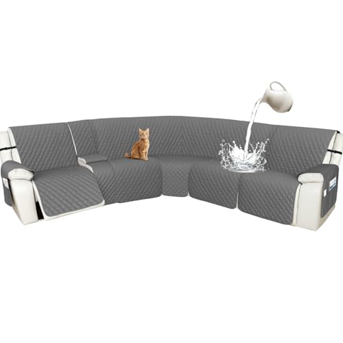 Arfntevss Recliner Sectional Couch Covers 1OO% Waterproof L
