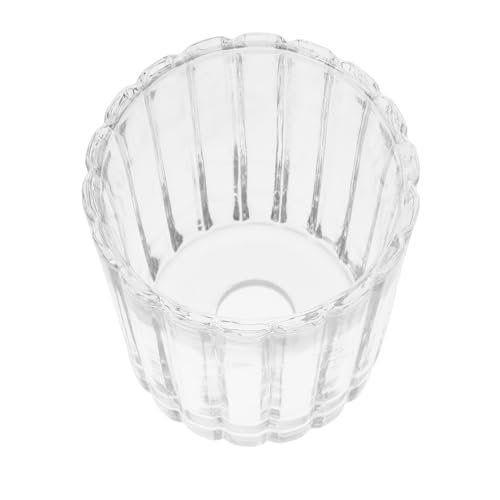 EXCEART pantalla de vidrio reemplazo de la pantalla de la lámpara Reemplazo de sombra de vidrio exquisita cubierta de luz de cristal reemplazo de pantalla de luz de vidrio Transparente