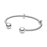 PANDORA Snake Chain Style Open Bangle