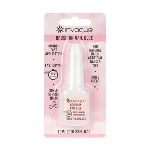 Invogue Brush on Nail Glue 10 ml