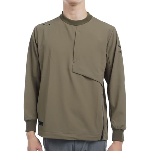 [I[N[] FOA406943 SKULL PULLOVER CREW JACKET, (87Y) CANTEEN, US L TCY ({ XL TCY)