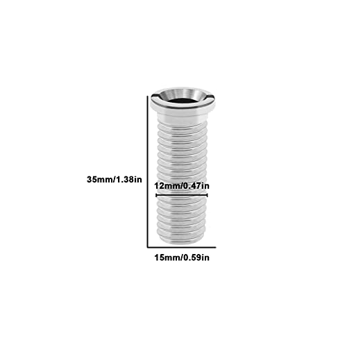 6 tornillos para colador de fregadero de acero inoxidable 35mm miniatura 4