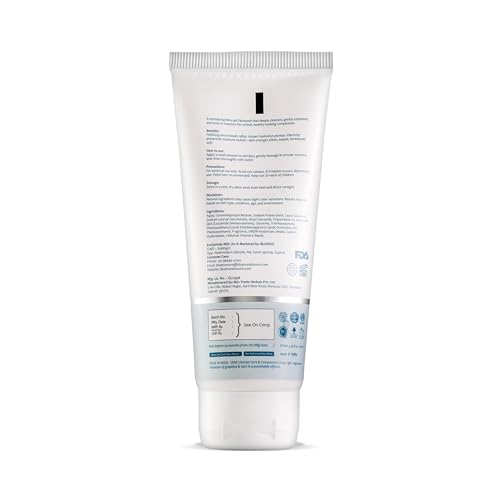 Image of MIZU Gel Facewash 100ml for Skin Rejuvenating | Hydrating Gel Face Wash with Hyaluronic Acid & Vitamin E Celluloid Beads for Deep Cleansing & Glowing Skin | For Men & Women