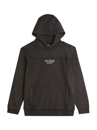 GUESS Boys' Eco Brushed Fleece Hooded Sweatshirt