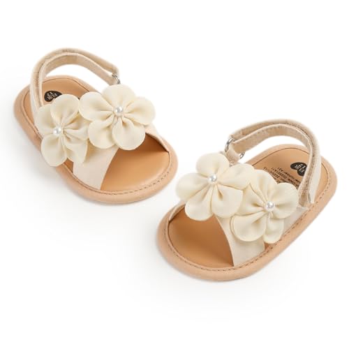 Image of Infant Baby Girls Boys Summer Sandals Premium Unisex Non Slip Rubber Soft Sole Breathable Toddler First Walker Outdoor Beach Shoes
