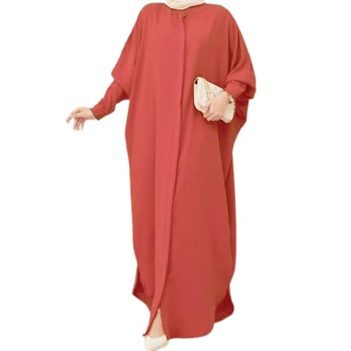 FYMNSI Abayas for Women Muslim Dress Modest Maxi Robe Abaya Kaftan Dresses Eid Prayer Clothes Arabian Islamic Dubai Outfit