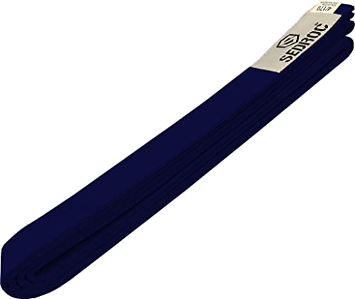 Sedroc Martial Arts Karate Rank Belts For Kids And Adults (0 (Length: 77"), Blue) #TOP1