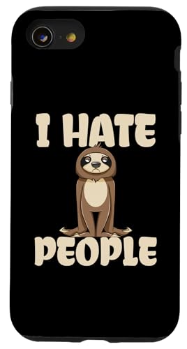 Grumpy Sloth I Hate People X}zP[X iPhone SE (2020) / 7 / 8 p