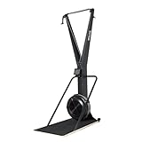 MOVLTUQ Vertical Ski Ergometer, Air Resistance Ski Training Machine with LCD Monitor, Full-Body Workout Ski Simulator for Home & Gym