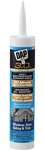 Dap 18360 White DAP Dynaflex 3.0 All-Purpose Sealant 9.0-Ounce