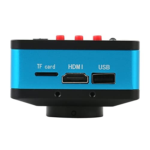Microscope 12MP 4K 1080P USB Industrial TF Video Video Microscope Camera, 180X 300X 200X 500X Mount Lens(with 180x)