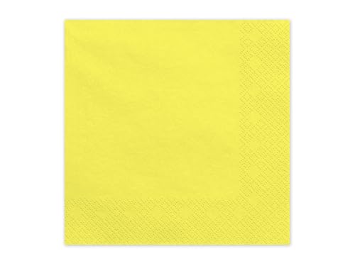PartyDeco Servilletas de papel de 33 x 33 cm, 2 capas, 20 unidades, alta calidad y sostenibles, servilletas de mesa desechables como servilletas de boda, servilletas de papel para baby shower, boda