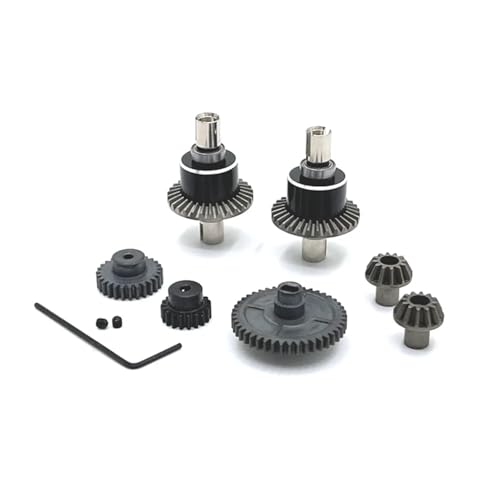 Engrenage différentiel métal pour voitures RC Wltoys 144001 et Riaario