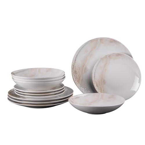 Table Passion - Service d'assiettes 12 pièces Mojave