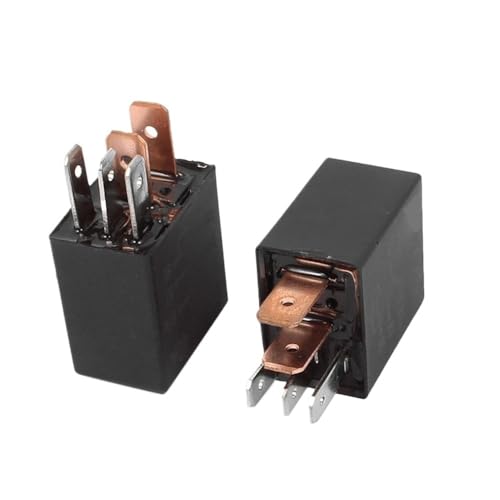 1pcs DC 12/24V 40A Rated Current 1NO 1NC 4/5 Pins Car Automotive Alarm Relays(4PIN 24V)