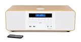 THOMSON Micro Chaîne Bluetooth avec Lecteur CD, Enceinte HiFi 50W, Radio FM, Chargeur Smartphone sans Fil Induction Compatible Iphone et Samsung Galaxy, Port Aux et USB, MP3 (MIC201IDABBT)