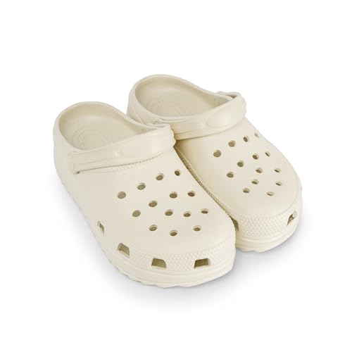 BESCH Zuecos Clasico de EVA para Mujer, Adulto Unisexo - Zapatillas de Verano Impermeable Ligero (Beige, 36)