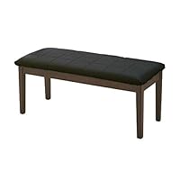 Amazon｜関家具 ベンチ 幅97×奥行37×高さ44cm 合皮張り ナチュラル