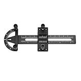 HUIOP RC-Absorber-Messwerkzeug, Freie Einstellung aus Aluminiumlegierung, Starkes, Robustes Stoßdämpfer-Messwerkzeug für RC-Autos, Kalibrieren Sie das Auto für Mehr Stabilität (Schwarz)