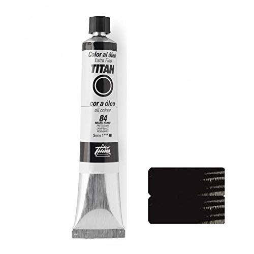 ÓLEO NEGRO HUMO TITAN Extrafino 10 - 60ml. Nº 84