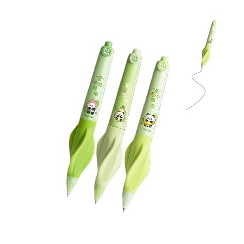 Bolígrafo Gel Retráctil GZBABY 3 Pcs Tinta Negra 0.5mm
