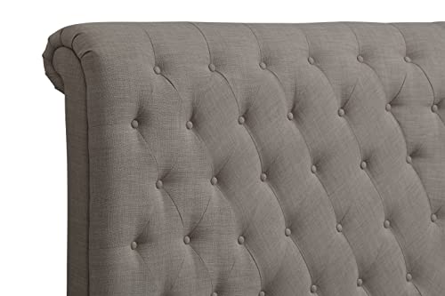 Modus Furniture Royal Tufted Headboard, King, Espresso #TOP3