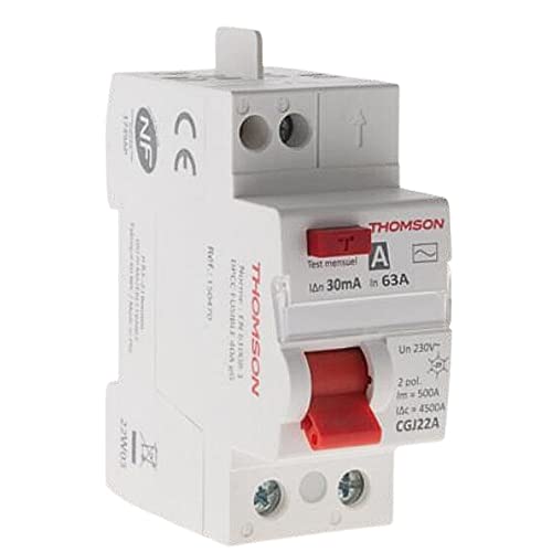 THOMSON Interrupteur Différentiel 63A/30mA Type A NF (Easy Connect)
