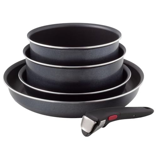 Tefal Ingenio Enjoy - Juego de 4 Piezas, Aluminio