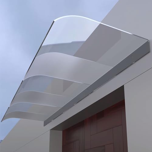 Auvent de porte d'extérieur durable en polycarbonate de porche - 2
