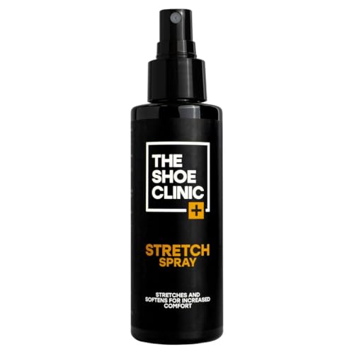 Shoe Clinic Shoe Stretcher Spray | Soften & Stretch Leather, Suede, Nubuck, & Canvas Shoes & Boots | for Men and Women’s Wide Footwear | 125 ml