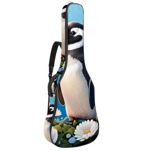 Sac de guitare acoustique imperméable avec couche de protection étui anti-choc
