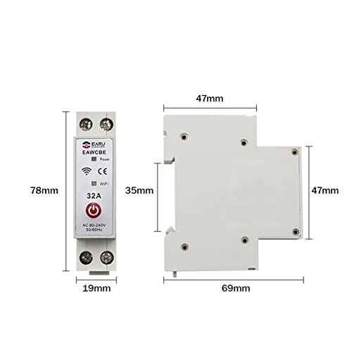 Interrupteur de relais intelligent WiFi 1P+N commandable par commande vocale - 2