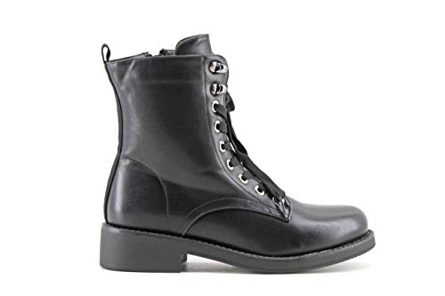 MODELISA - Botas Con Cordon Para Mujer (Negro, numeric_36)