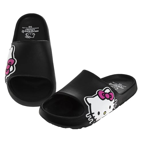 Josmo Sanrio Hello Kitty Slides Open Toe Sandals - Summer Beach Water Pool Shoes (sizes: Little Kid/Big Kid - Adults)3