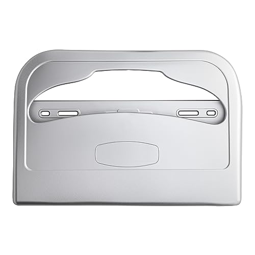 Image of EZ-Pull Wall-Mounted Half-Fold Toilet Seat Cover Dispenser for Commercial /Residential /Bathroom /Office, Seat Cover Paper Sold Separately, Spray Silver, 3100S-EZ