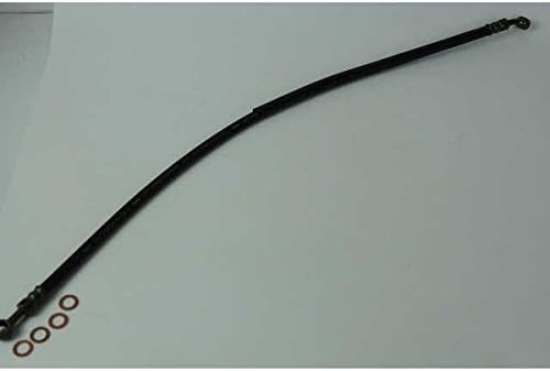 Amazon ラバーブレーキホース650mm エイプ100 Orangecaramel 50 12 バンジョーボルト ブレーキ取付パーツ 車 バイク