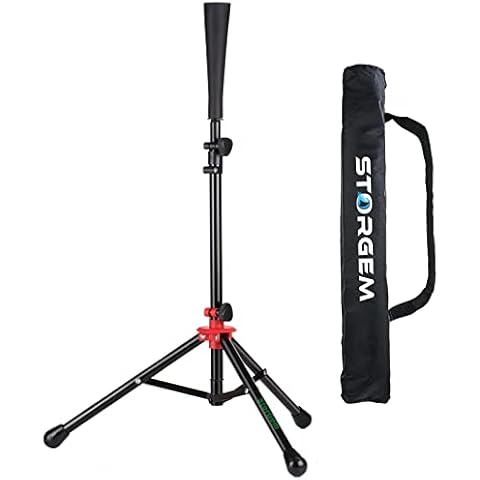Camiseta de béisbol de bateo Storgem con soporte de trípode ajustable Cover