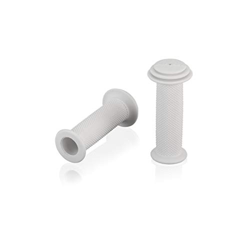 XLC Kindergriffe Puños para Bicicleta, Infantil, Blanco, 100 mm