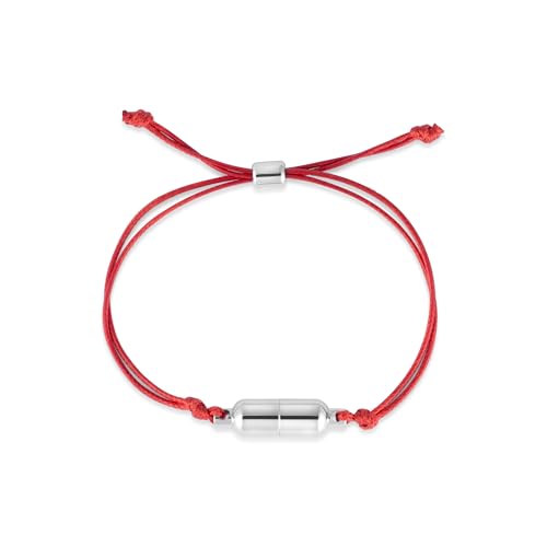 Top 5 Intentions Bands: Your Ultimate Buying Guide 3 A.C.A Design House Manifestation Bracelet with Metal Capsule in Vermilion Red - – Unisex Adjustable Nylon Wristband with Metal Capsule for Personal Intentions