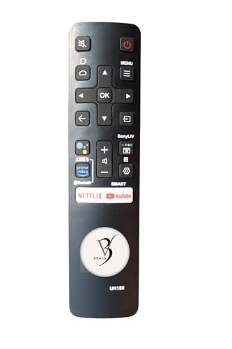 Image of 7 in 1 OnePlus TV Smart TV Remote Control Also Compatible with KodakTV, Thom sonTV, LloydTV, NokiaTV, AcerTV, TCLTV | Non-Voice Easy-to-Use Remote (OnePlus UN180)