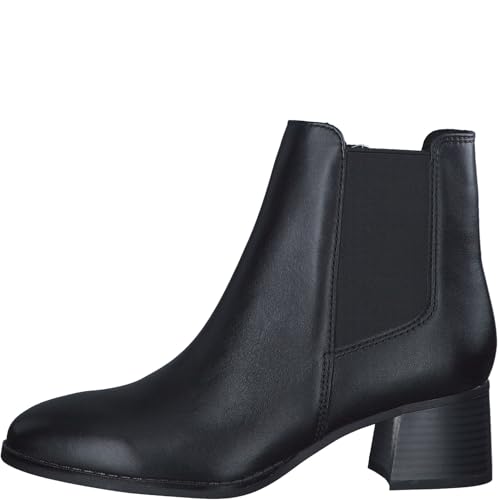MARCO TOZZI Damen Chelsea Boots mit Lederanteil mit Absatz – Bild 6